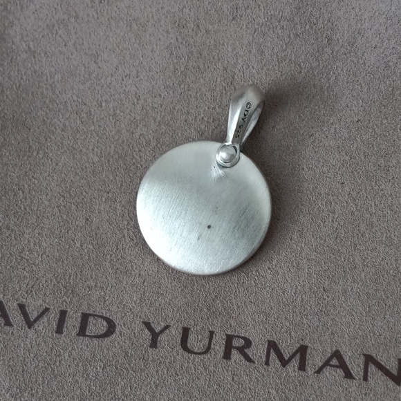 David Yurman Sterling Silver Men's Wolf Pendant Amulet for Necklace - Picture 3 of 3